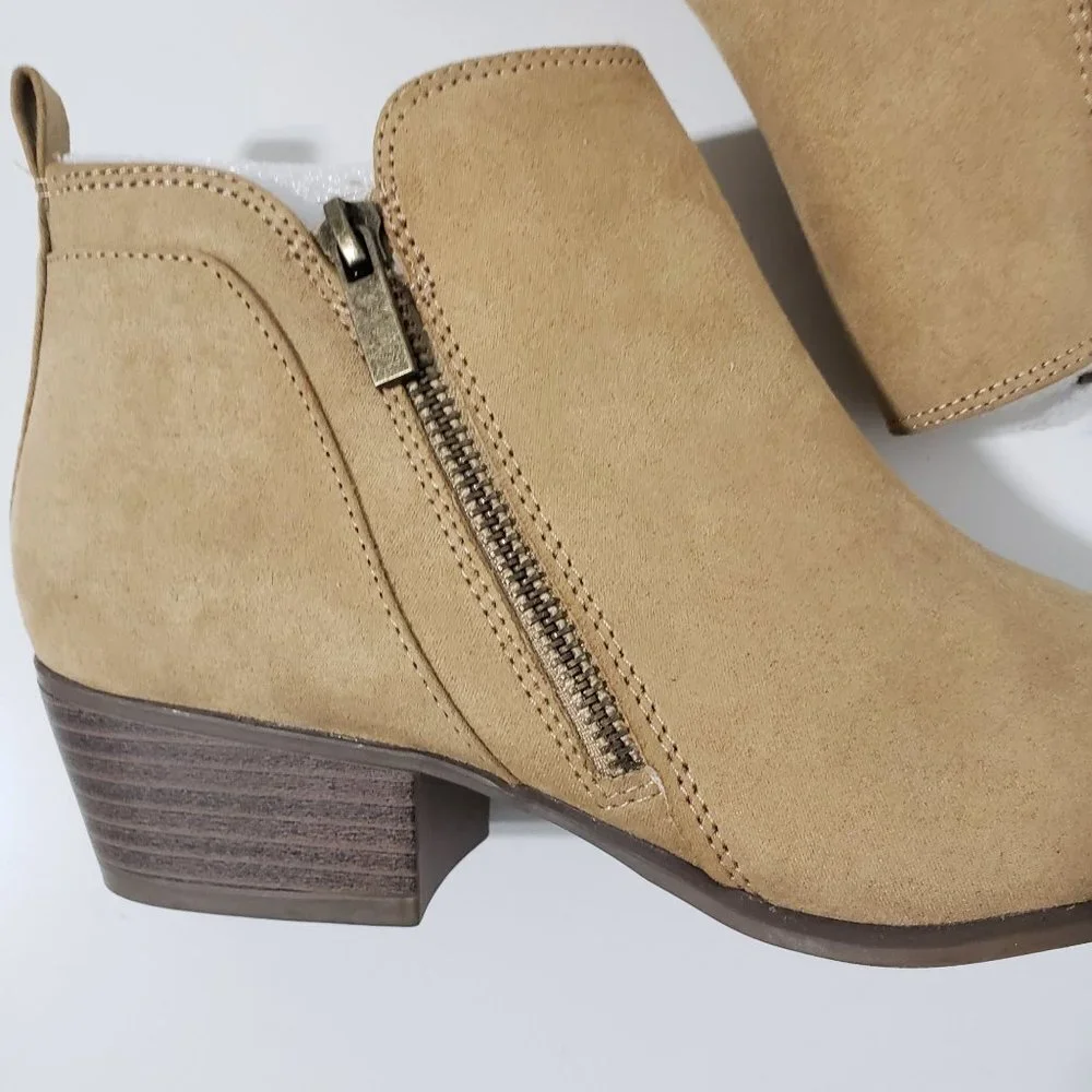 New Esprit Timber Women's Ankle Boots in Sand Size‎ 8